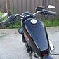 Matte Black Billet Aluminium Old School Harley Davidson Cafe Racer Risers - 1"