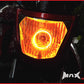 7cm Orange Super Bright LED Angel Eye Halo Ring