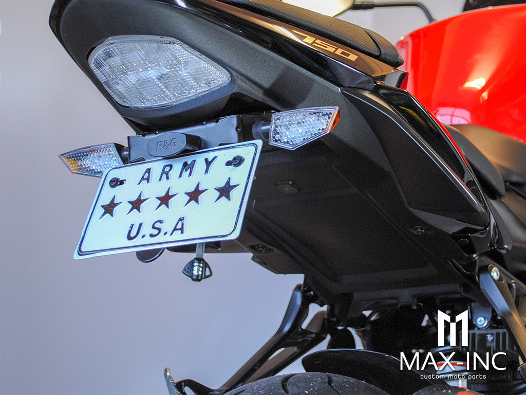 Black Orange Tip LED Turn Signals / Indicators - Emarked