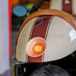 1.65" Mini Prison Grill LED Stop/Tail Light - CNC Machined Solid Brass, 12V, Waterproof for Multiple Vehicles