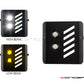 Alpha Dual LED Headlight Mask - 40W Matte Black, 32-59mm Clamps