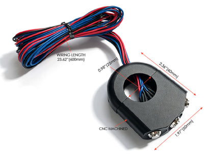 22mm CNC Billet Aluminum Handlebar Switch Combo with Blue LED - Harley Davidson Cafe Racer
