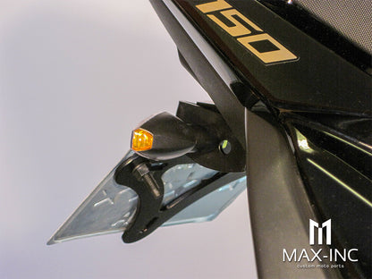 Carbon Pattern Micro LED Turn Signals / Indicators - Small & Bright