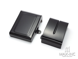 Motorcycle Battery Side Fairing Covers Cap Gloss Black/Matte Black For Harley Dyna Street Bob FXDB Low Rider FXDL FXDF FXDWG FLD