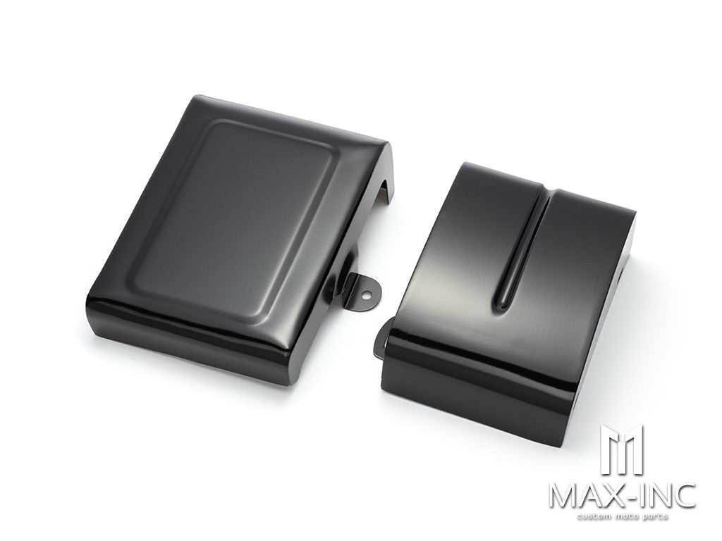 Motorcycle Battery Side Fairing Covers Cap Gloss Black/Matte Black For Harley Dyna Street Bob FXDB Low Rider FXDL FXDF FXDWG FLD
