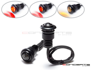 Mimo Micro Flush Mount CNC Billet Aluminum Integrated LED Stop / Tail Lights / Turn Signals