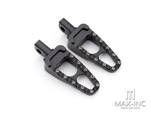 Black Motorcycle Gear Shift Brake Pedals Toe Shifter Peg for Harley Dyna Fatboy Sportster 883 Street Bob Bobber Chopper