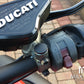 Black CNC Machined Billet Aluminium Threaded Mirror Block Off Plugs - 1 x M10 RH & 1 x M10 LH Thread