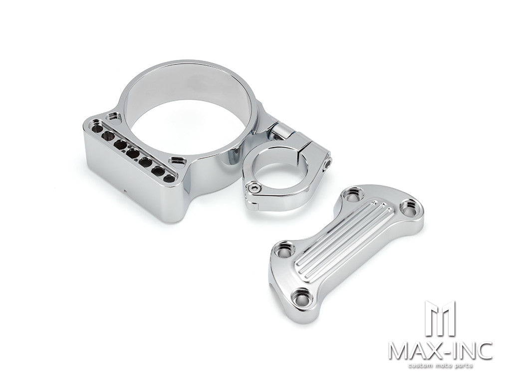Chrome Motorcycle Instrument Speedometer Bracket Housing Side Mount Relocation Cover For Harley Sportster 883 XL 1995-2015