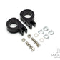 Black Refit the mounting and fixing bracket of the guard bar Pedal 38MM