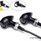 ARES Micro CNC Billet Aluminum Integrated Daytime Running Lights/Turn Signals - Dual Color (Amber Turn, White DRL)