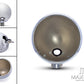 7.7 INCH Chrome Bottom Mount Metal Headlight Housing + Bezel Combo