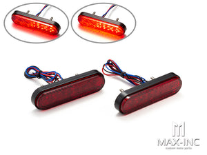 Universal Oval Tail / Stop Lights - Red Lens