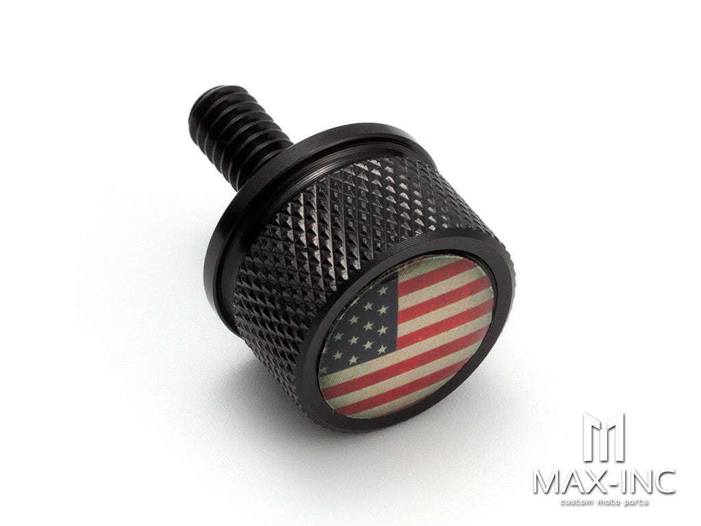 Motorcycle Black Seat Bolt Tab Screw For Harley Touring Road King Street Glide Softail Dyna Sportster XL Street Bob