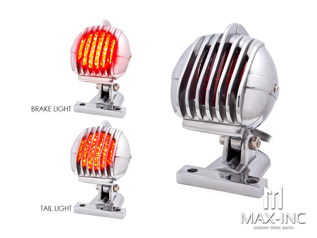 Polished Alloy Mini Microphone Style LED Stop / Tail Light