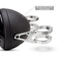 Max Blade CNC Headlight Brackets - Adjustable 32-59mm Forks, Black Anodized for Cafe Racers, Custom Motorcycles