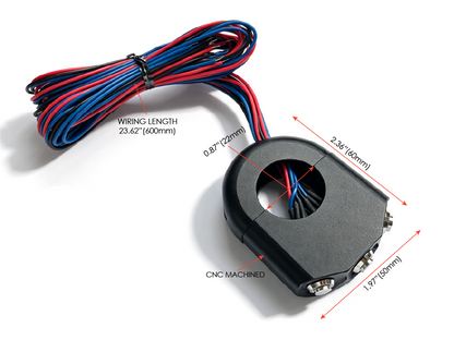 22mm CNC Billet Aluminum Handlebar Switch Combo with Blue LED - Harley Davidson Cafe Racer