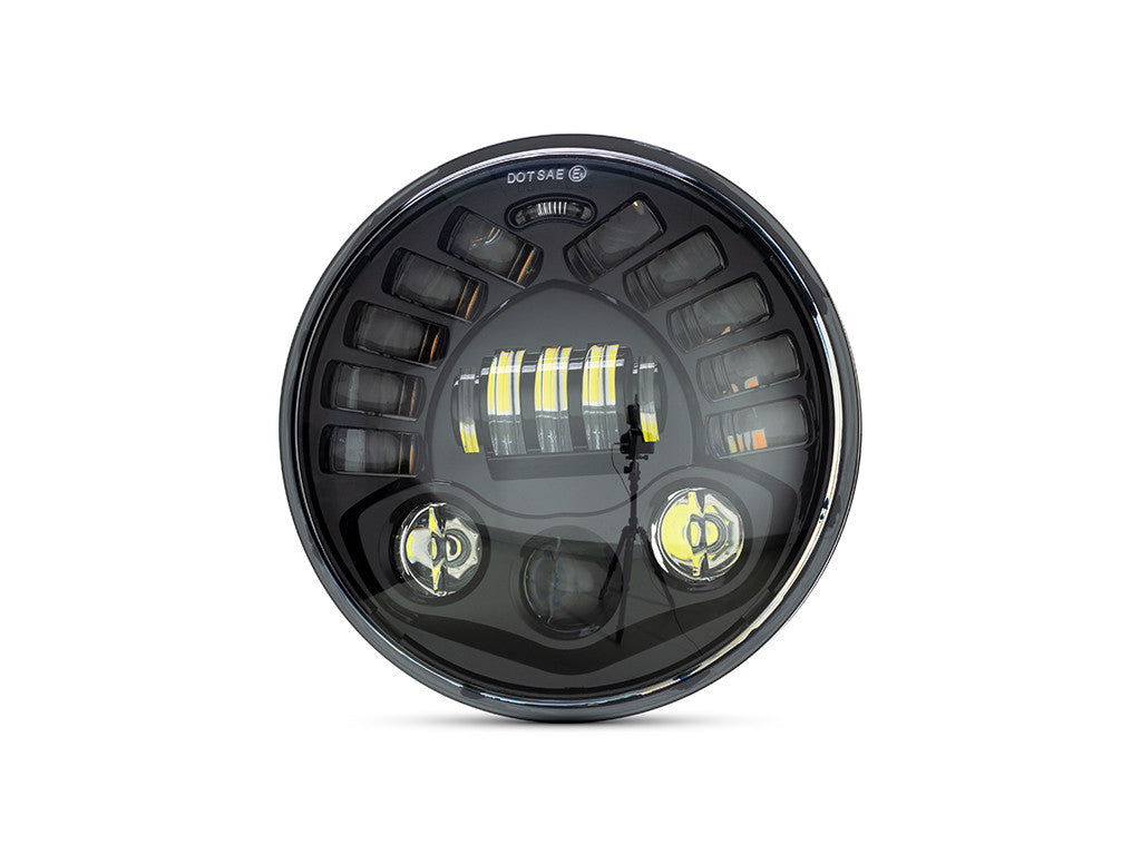 7"  LED Mod Headlight + Integrated DRL & Turn Signals