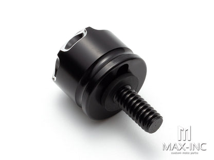 Motorcycle Black/Chrome Seat Bolt Tab Screw For Harley Touring Road King Street Glide Softail Dyna Sportster XL Street Bob 96-19