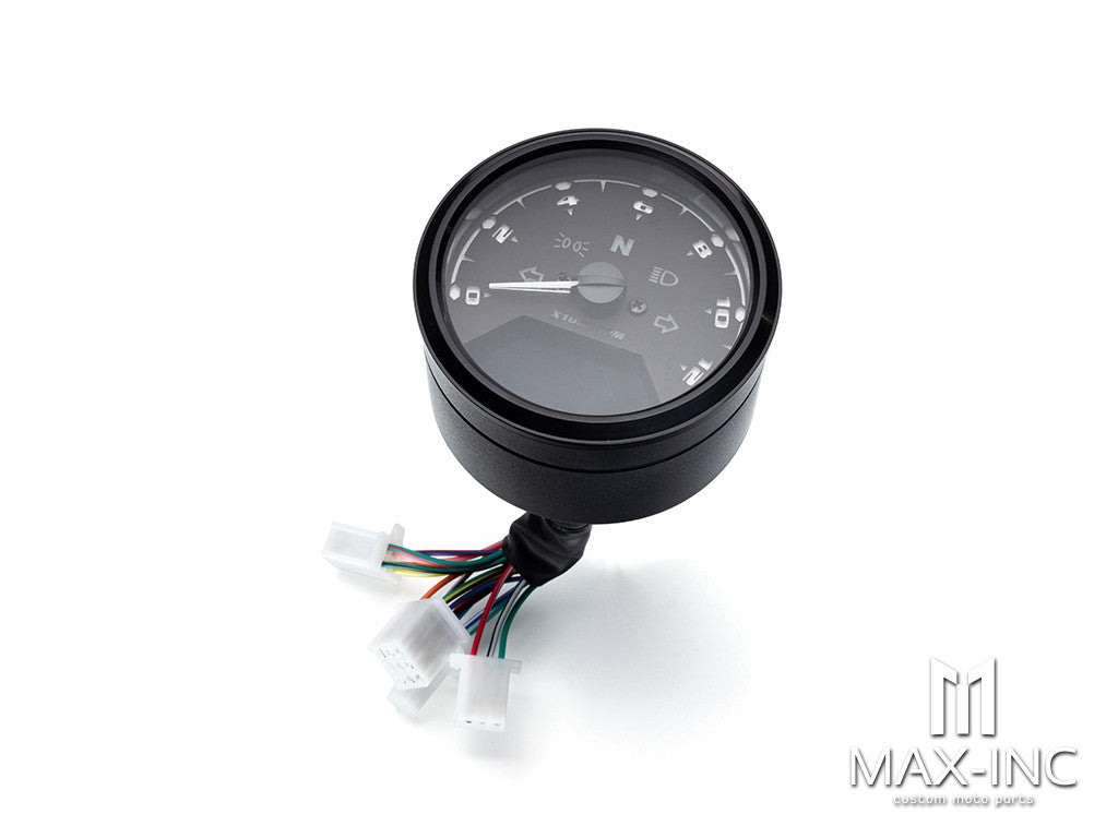 95mm Digital LCD Electronic Integrated Speedometer / Tacho Gauge