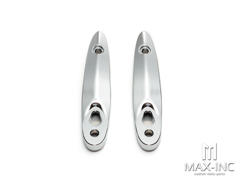 Motorcycle Chrome Rear Turn Signal Extension Bracket Relocation Kit Fo