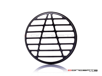 7" Atec Design Black CNC Aluminum Headlight Guard Cover