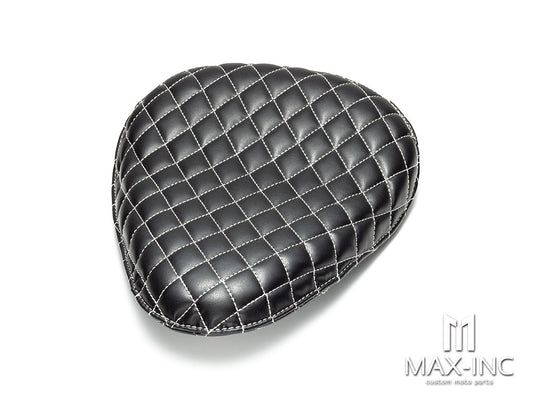 Black / White Diamond Stitch Universal Custom Old Skool Single Saddle Seat