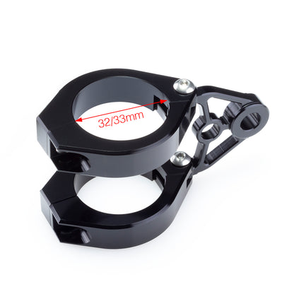 High-Quality CNC Machined T6061 Aluminum Headlight Brackets – Adjustable Arms, Split Fork Clamps for Cafe Racers, Scramblers, Custom Motorcycles