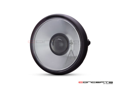 Matte Black "Ciclope" LED Projector Headlight