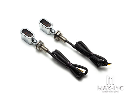 HARLEY MINI TURNER LAMP CHROME SMOKED LENS