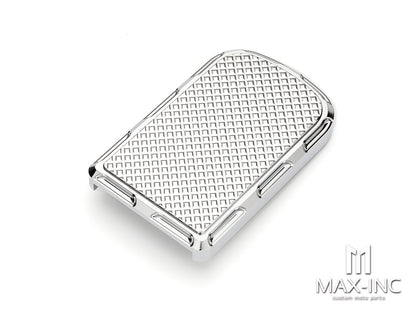 Chrome Brake Pedal Pad Cover CNC Large Foot Pegs Pads For Harley Touring Road King Electra Street Glide Softail Fat Boy Dyna FLD Trike
