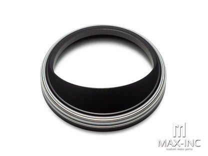 5 Inch Visor Speedometer Gauge Bezel Cover Trim Ring Fit For Harley Softail FXST/BLACK CUT