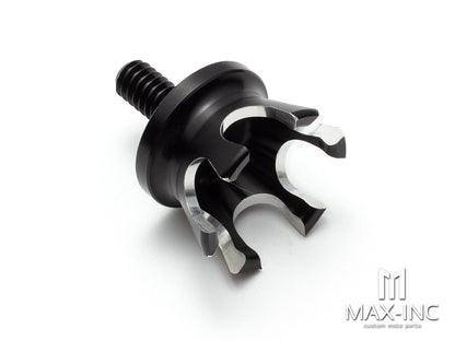 Motorcycle Black Cut Seat Bolt Tab Screw For Harley Touring Road King Street Glide Softail Dyna Sportster XL Street Bob 96-19