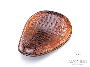 Brown Alligator Skin Universal Custom Old Skool Single Saddle Seat