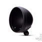 7.7 INCH Matte Black Bottom Mount Metal Headlight Housing + Bezel Combo