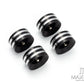 Motorcycle Front Axle Nut Covers Caps Aluminum Black Cut For Harley Sportster Touring Softail Dyna VRSC Fat Bob Wide Glide