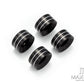 Motorcycle Front Axle Nut Covers Caps Aluminum Black For Harley Sportster Touring Softail Dyna VRSC Fat Bob Wide Glide