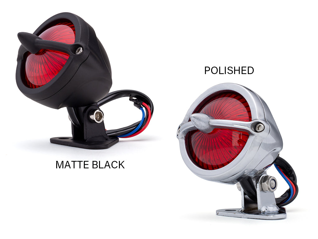 Alloy Bobber LED Stop / Tail Light - Universal Classic Rear Light