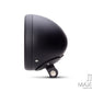 7.7 INCH Matte Black Bottom Mount Metal Headlight Housing + Bezel Combo