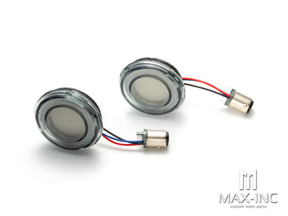 Tracer LED Rear Turn Signal Conversions Bullet Style, 1156 Single-Curcuit Red with Smoke Lens