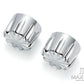 Motorcycle Front Axle Nut Covers Caps Aluminum Chrome For Harley Sportster Touring Softail Dyna VRSC Fat