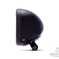 7.7 INCH Gloss Black Bottom Mount Metal Headlight Housing + Bezel Combo