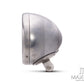 7.7 INCH Raw Unpainted Bottom Mount Metal Headlight Housing + Bezel Combo