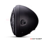 7.7" Matte Black Multi Projector Integrated LED Headlight + Eight Ball Grill Cover