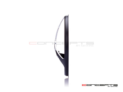 5.75" Tri-Bolt Design Black / Contrast CNC Aluminum Headlight Guard Cover