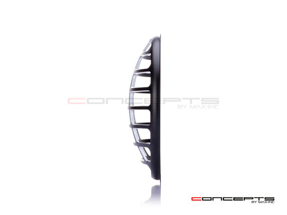 5.75" Atec Design Black / Contrast CNC Aluminum Headlight Guard Cover