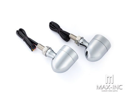 Chrome Alum Bobber LED Integrated Turn Signals (Turn / Tail / Stop)