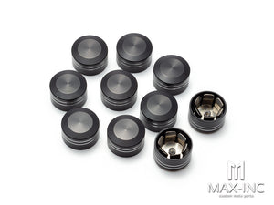Motorcycle Bolt Cover Twin Cam Engine Motor Topper Head Screw Bolts Caps for Harley Sportster 883 Heritage Softail Dyna Touring 12.5mm size: fit 11mm-14.6mm bolts