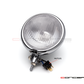 5.75" Bates Style Chrome Metal Headlight - 12v / 55w Halogen Bulb-H4 Plug
