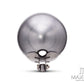 7.7 INCH Raw Unpainted Bottom Mount Metal Headlight Housing + Bezel Combo